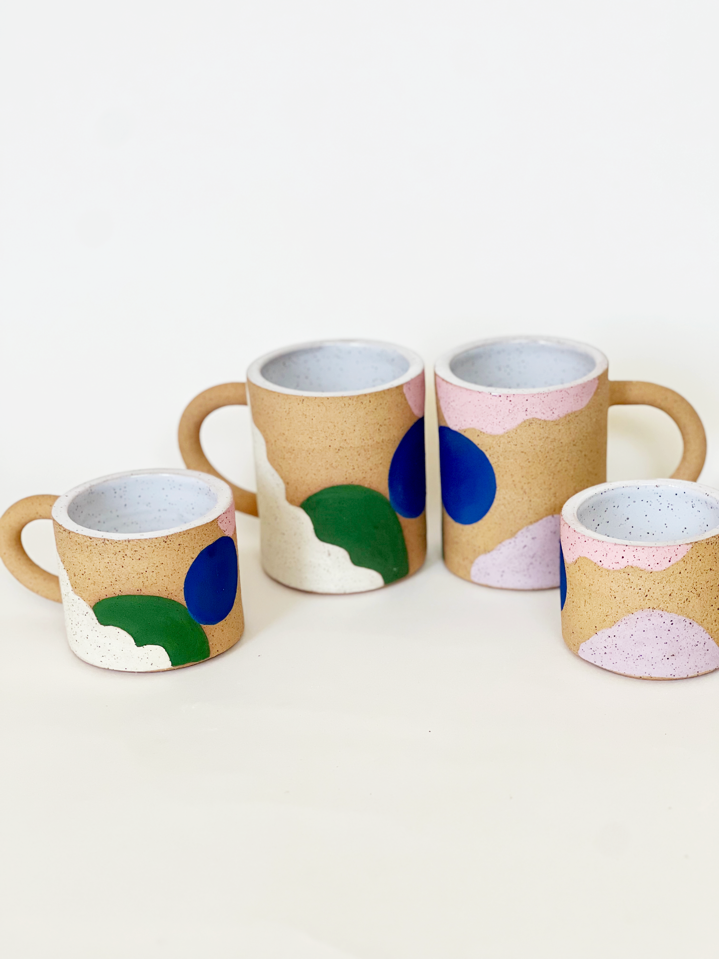 Small Rock Landscape Speckled Handmade and Handpainted Ceramics Mug