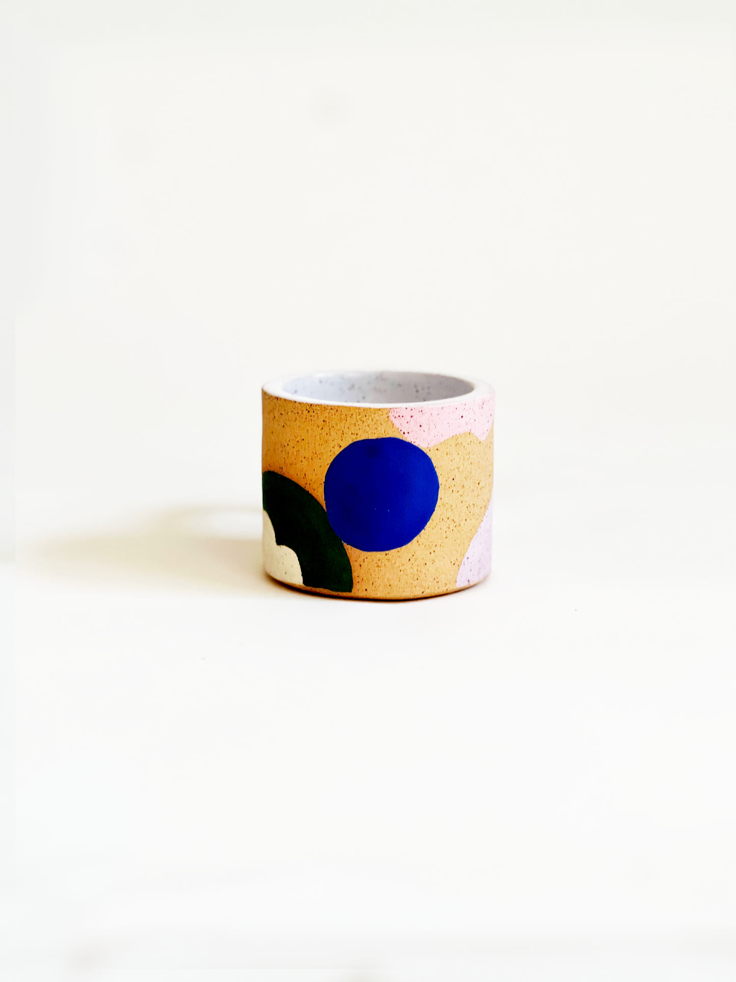 Small Rock Landscape Speckled Handmade and Handpainted Ceramics Mug