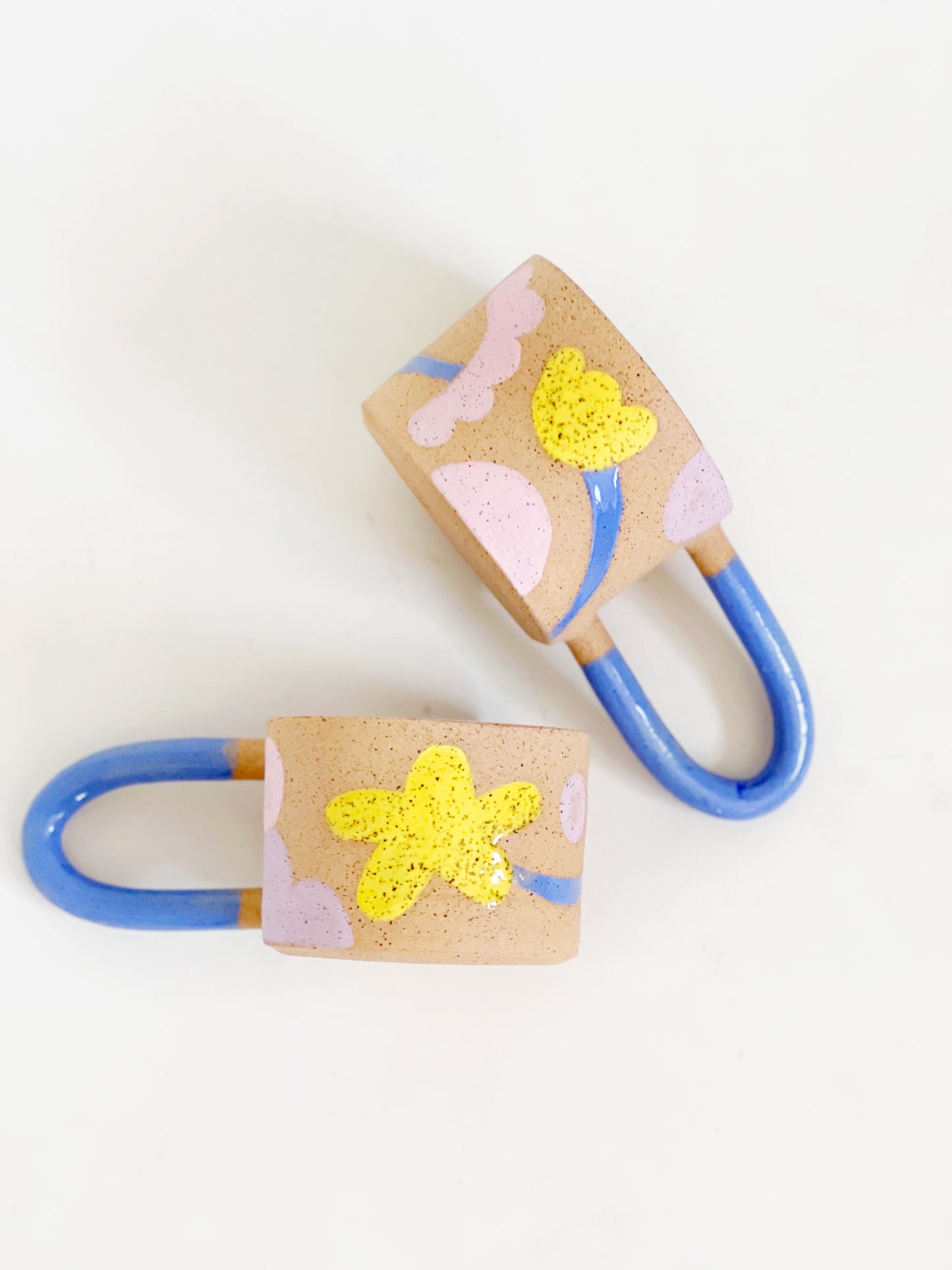 Wide Dreamy Speckles Handmade and Hand-painted Ceramics Mug