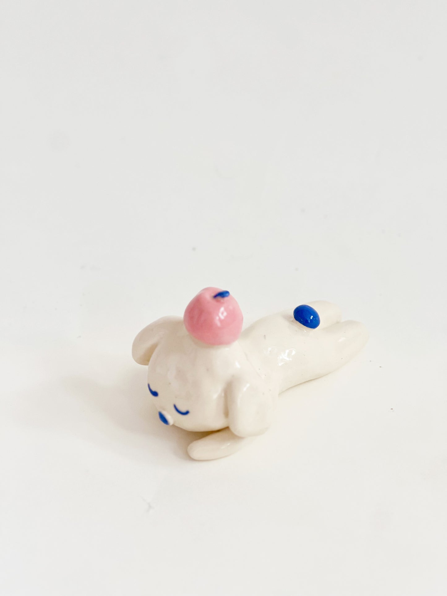 "Something Little" Project 02- Little Four eyes and friends Handmade and Hand-painted Ceramics Sculpture