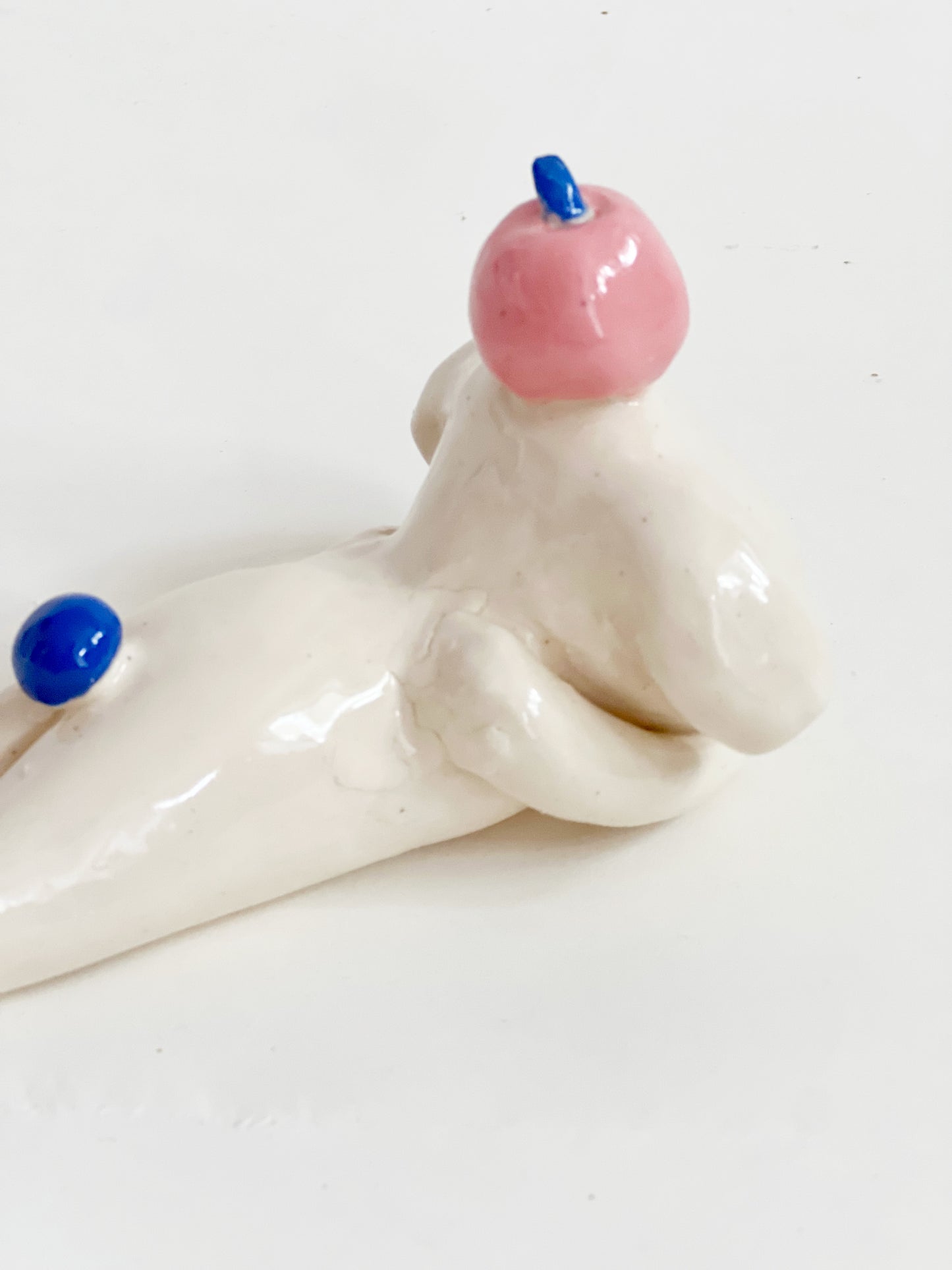 "Something Little" Project 02- Little Four eyes and friends Handmade and Hand-painted Ceramics Sculpture