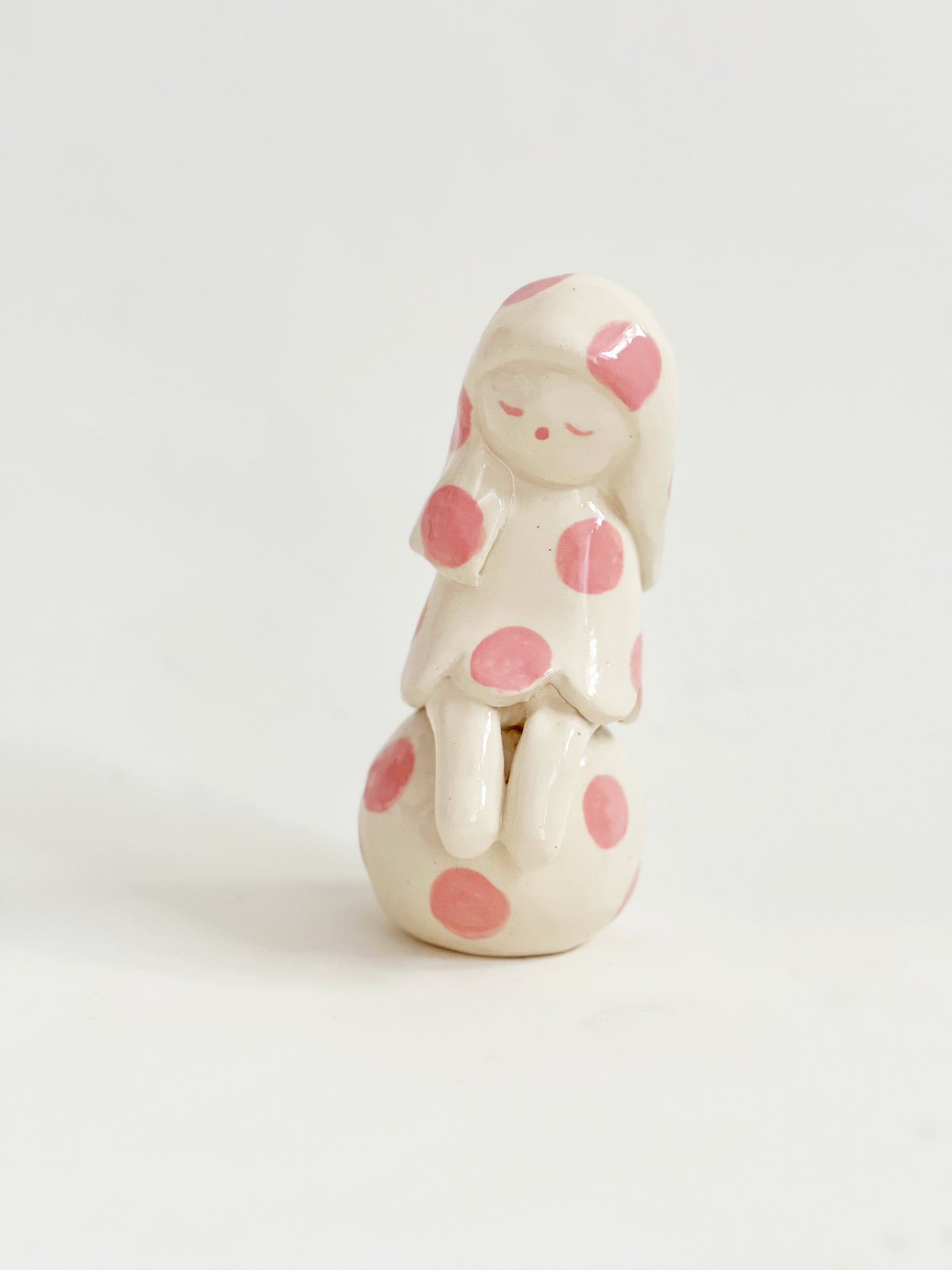 "Something Little" Project 02- Little Four eyes and friends Handmade and Hand-painted Ceramics Sculpture
