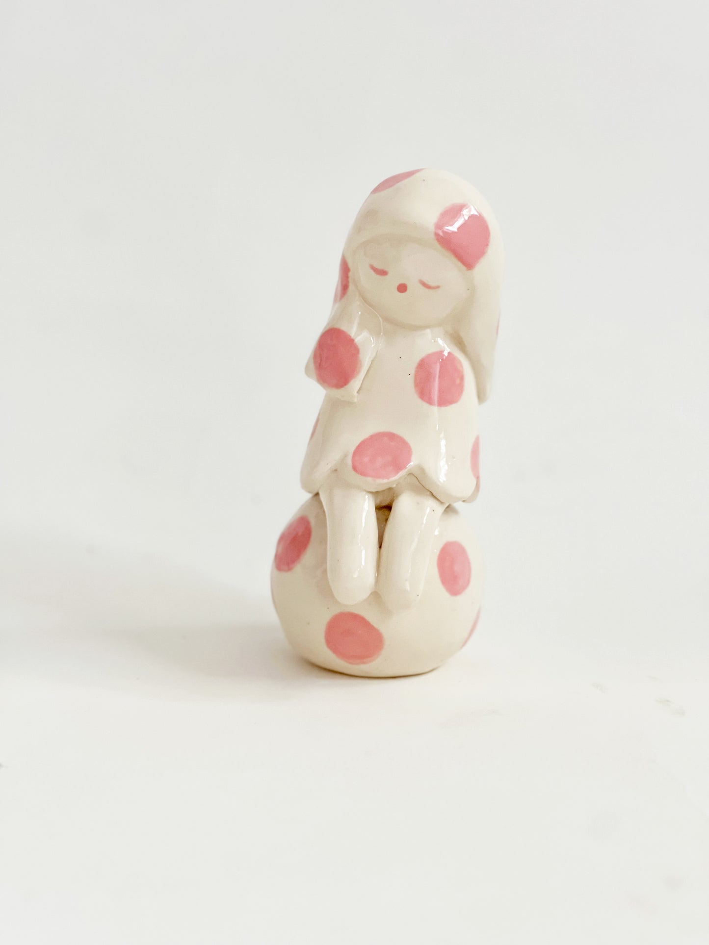 "Something Little" Project 02- Little Four eyes and friends Handmade and Hand-painted Ceramics Sculpture