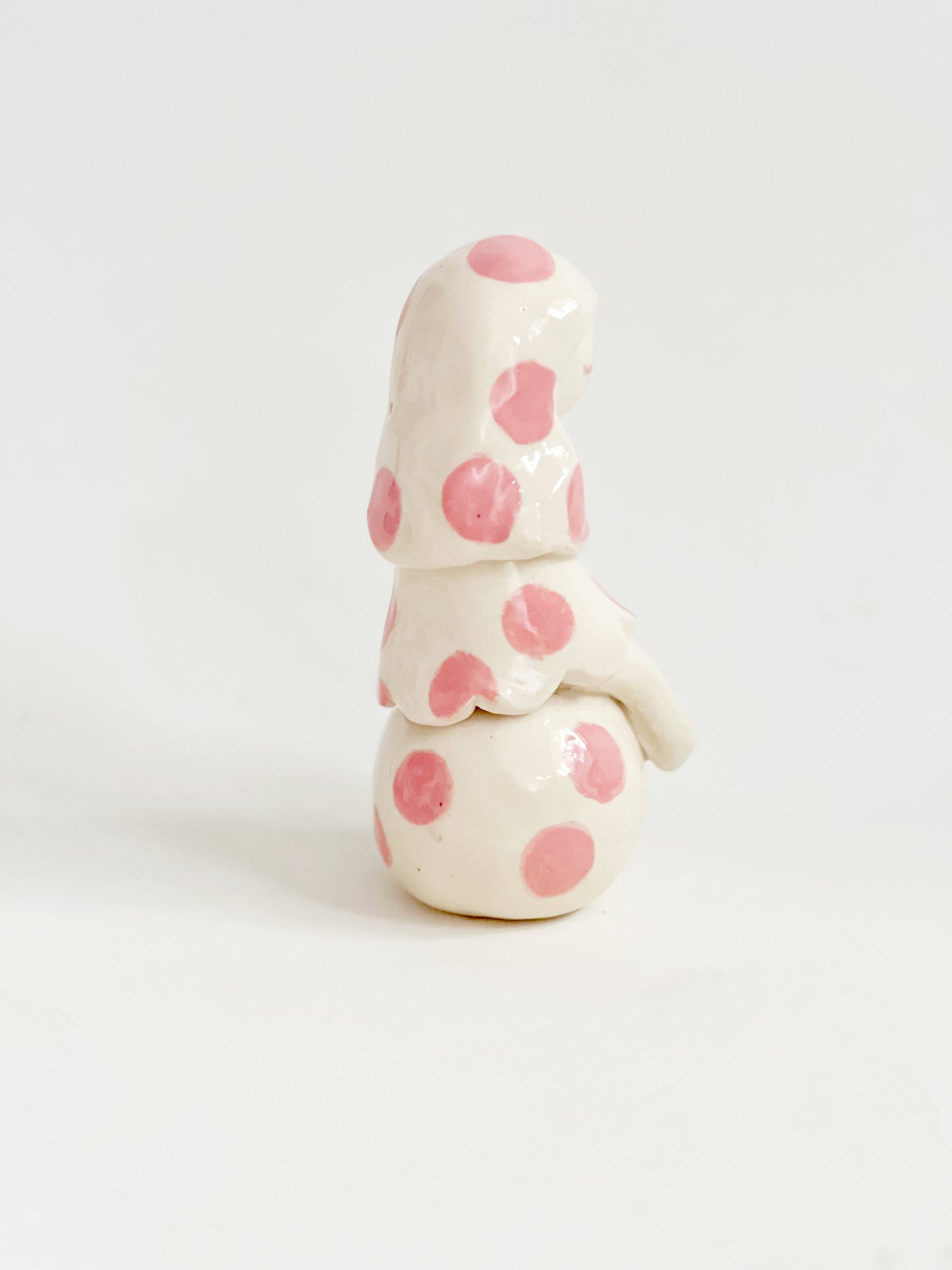 "Something Little" Project 02- Little Four eyes and friends Handmade and Hand-painted Ceramics Sculpture