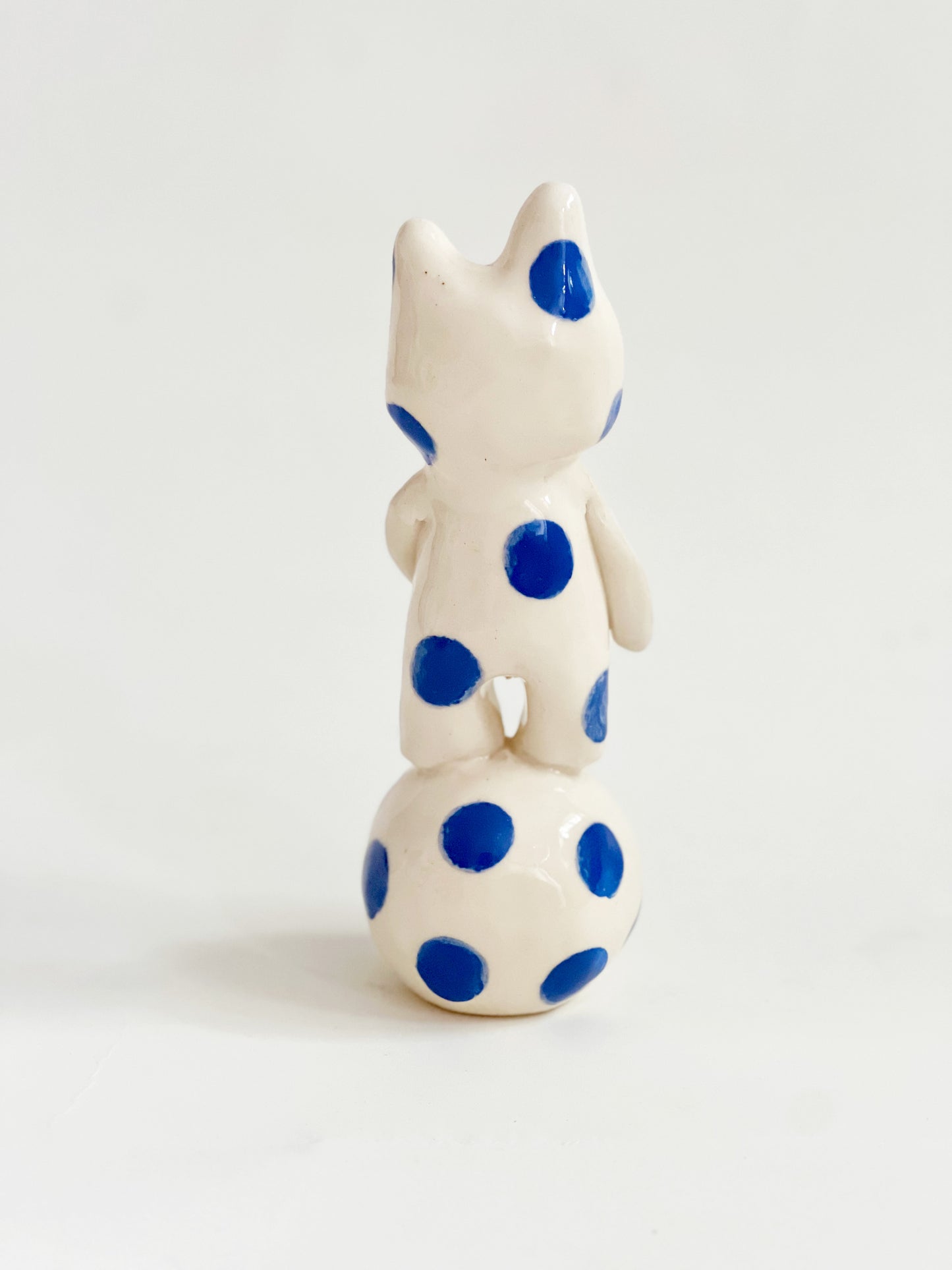 "Something Little" Project 02- Little Four eyes and friends Handmade and Hand-painted Ceramics Sculpture