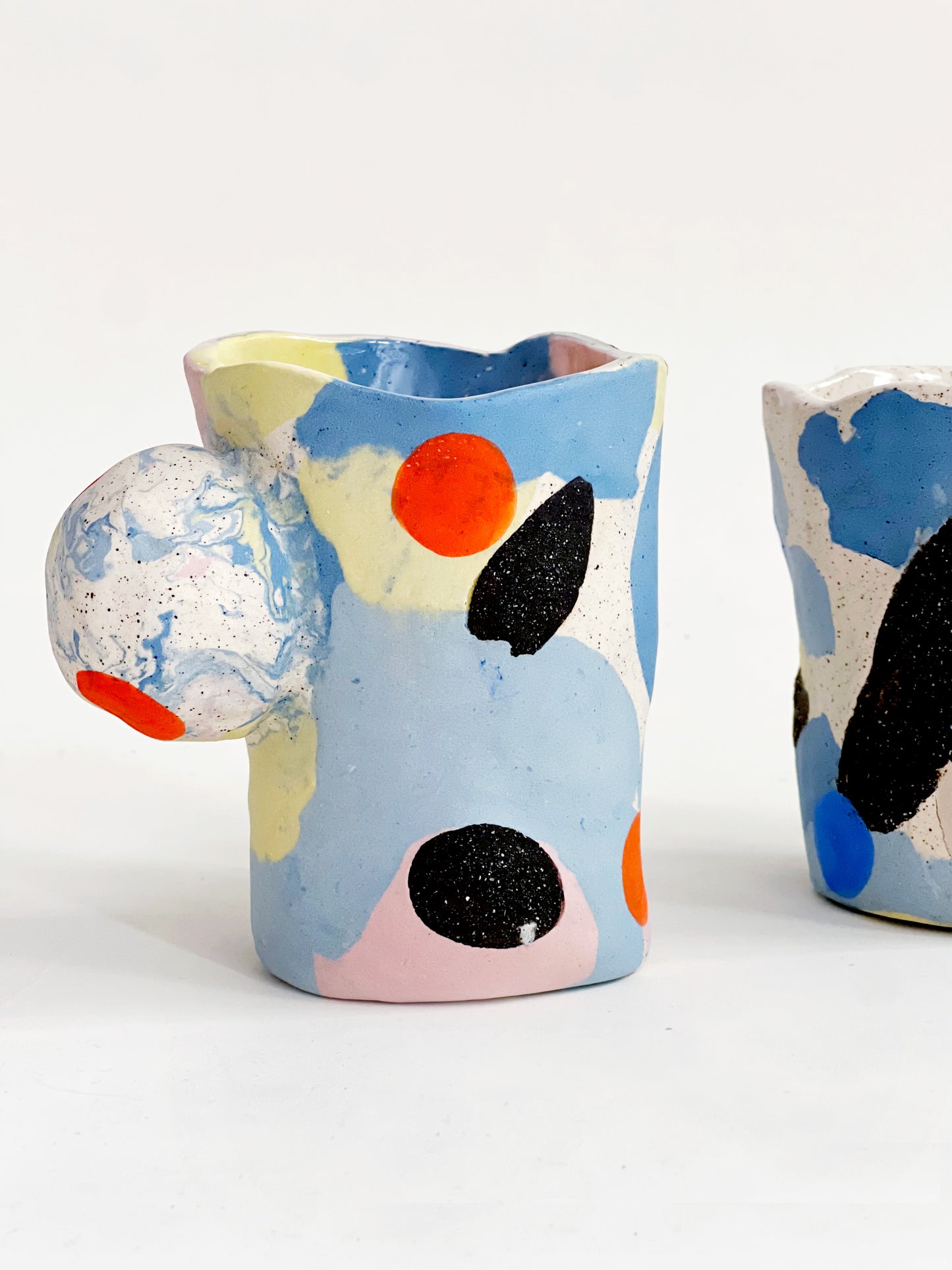 Handbuilt Fragments of a day dream Mug