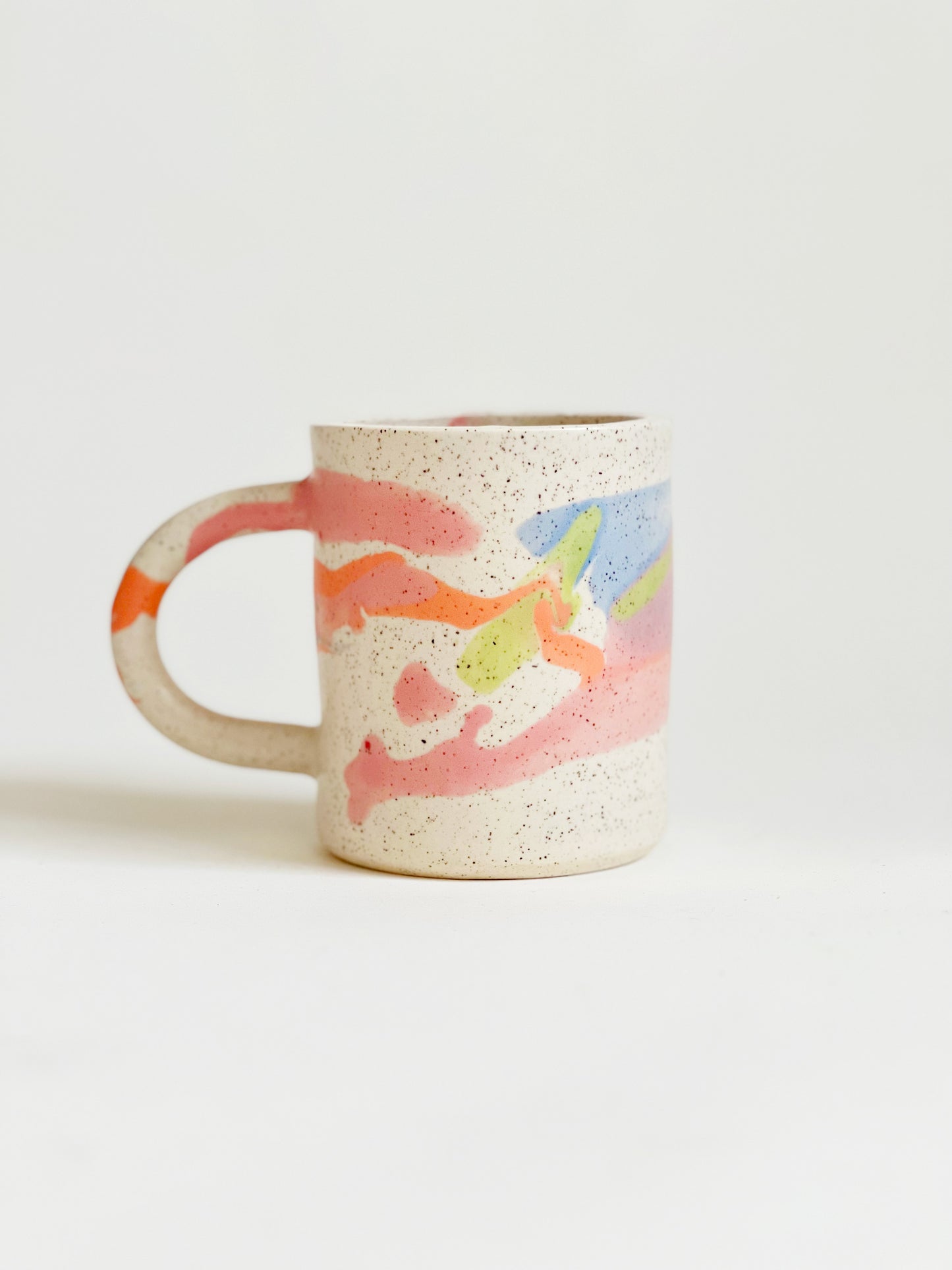 Large Matte Soft Clouds Handmade Ceramics Mug