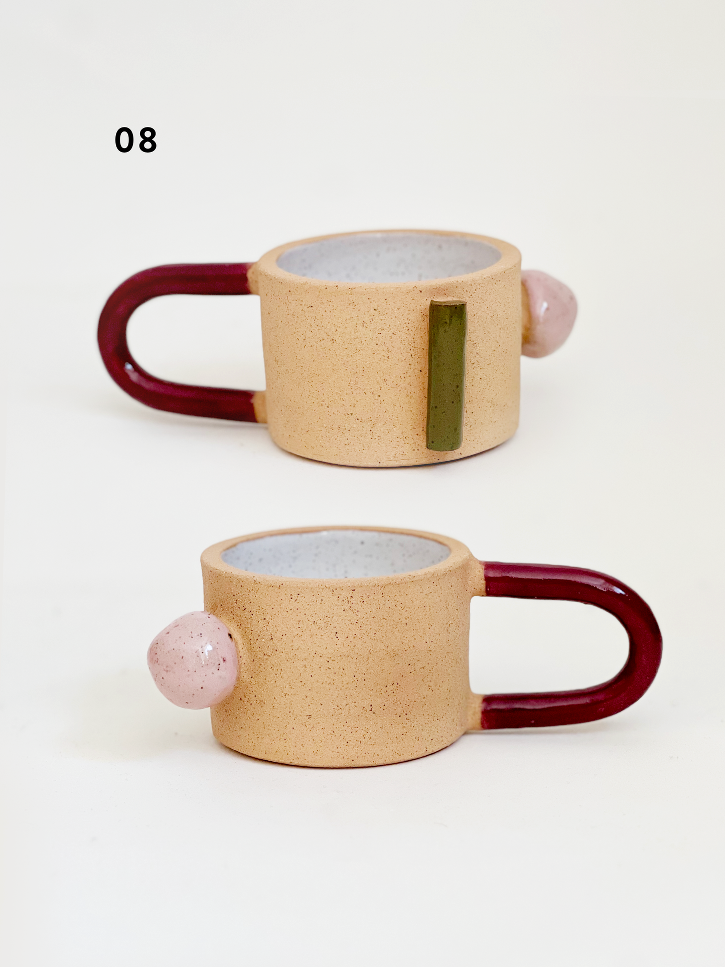 COLOR PAUSE sculptural mugs and vessels