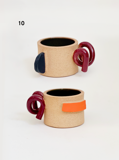 COLOR PAUSE sculptural mugs and vessels