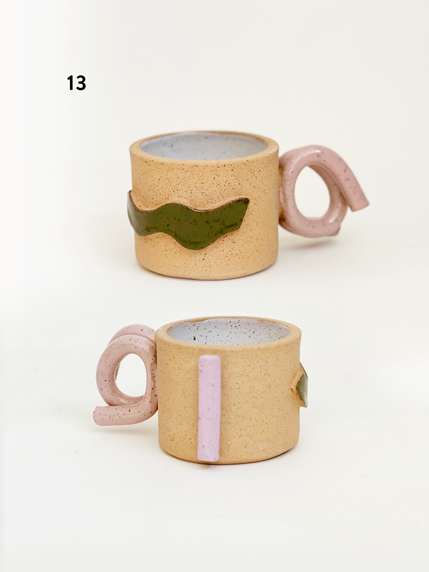 COLOR PAUSE sculptural mugs and vessels