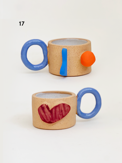 COLOR PAUSE sculptural mugs and vessels