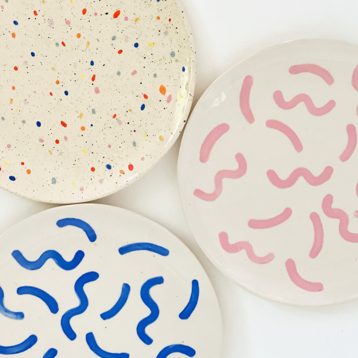 Handmade and Hand painted Ceramic Party Plate – O-M Ceramic