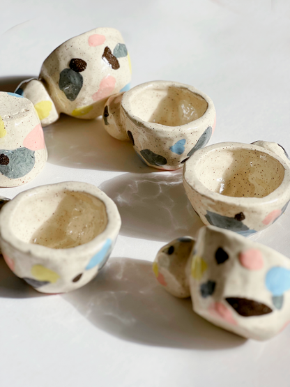 Handbuilt Fragments of a Dream Cups