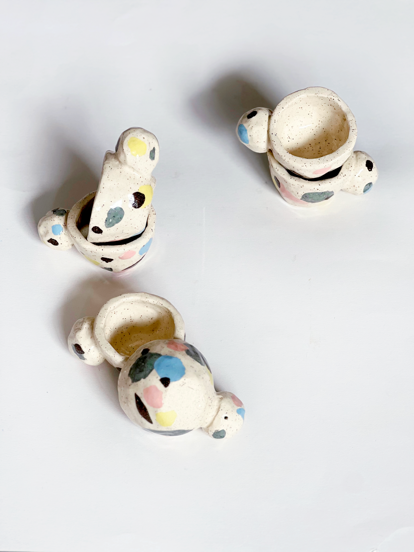 Handbuilt Fragments of a Dream Cups