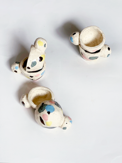 Handbuilt Fragments of a Dream Cups
