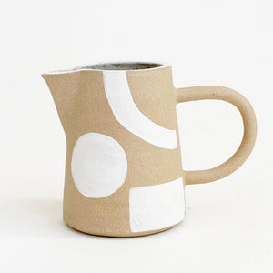 Balanced and Flow White Pitcher Set