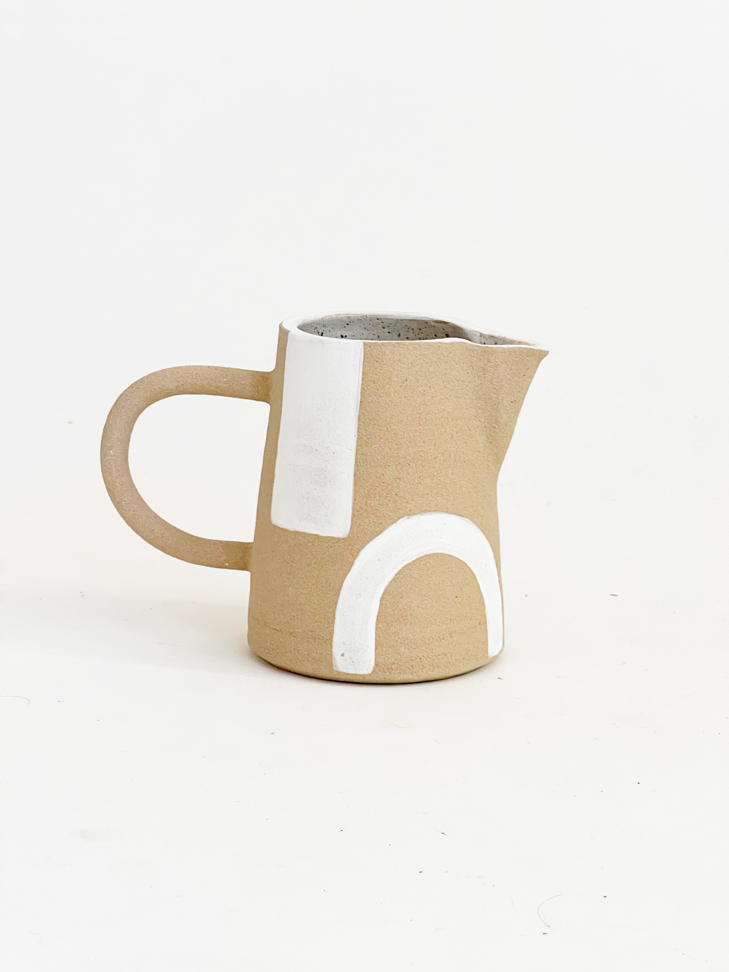 Balanced and Flow White Pitcher Set