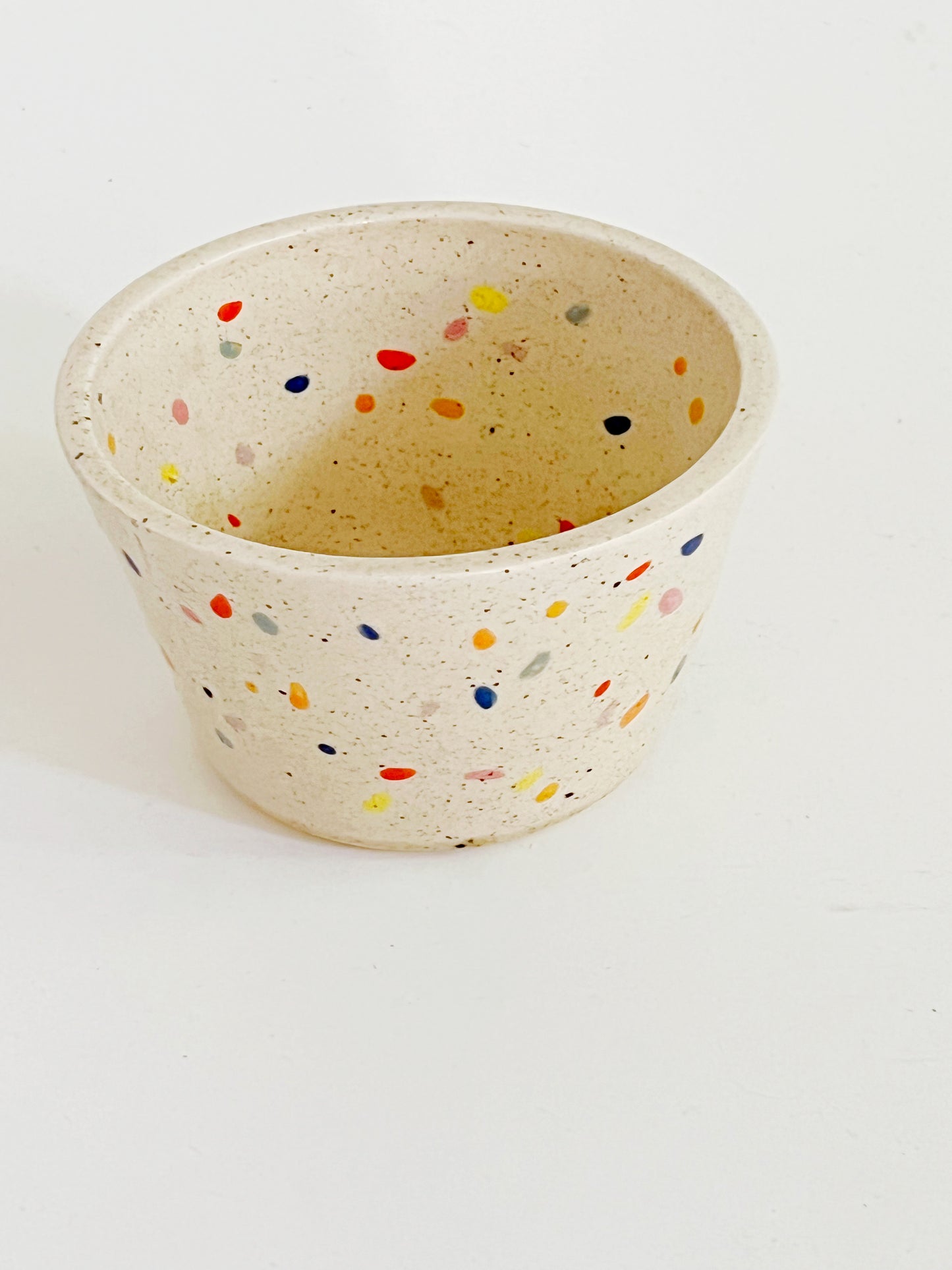 Hand-Painted Shallow Bowl and Plate