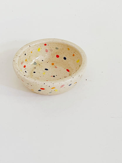 Hand-Painted Shallow Bowl and Plate