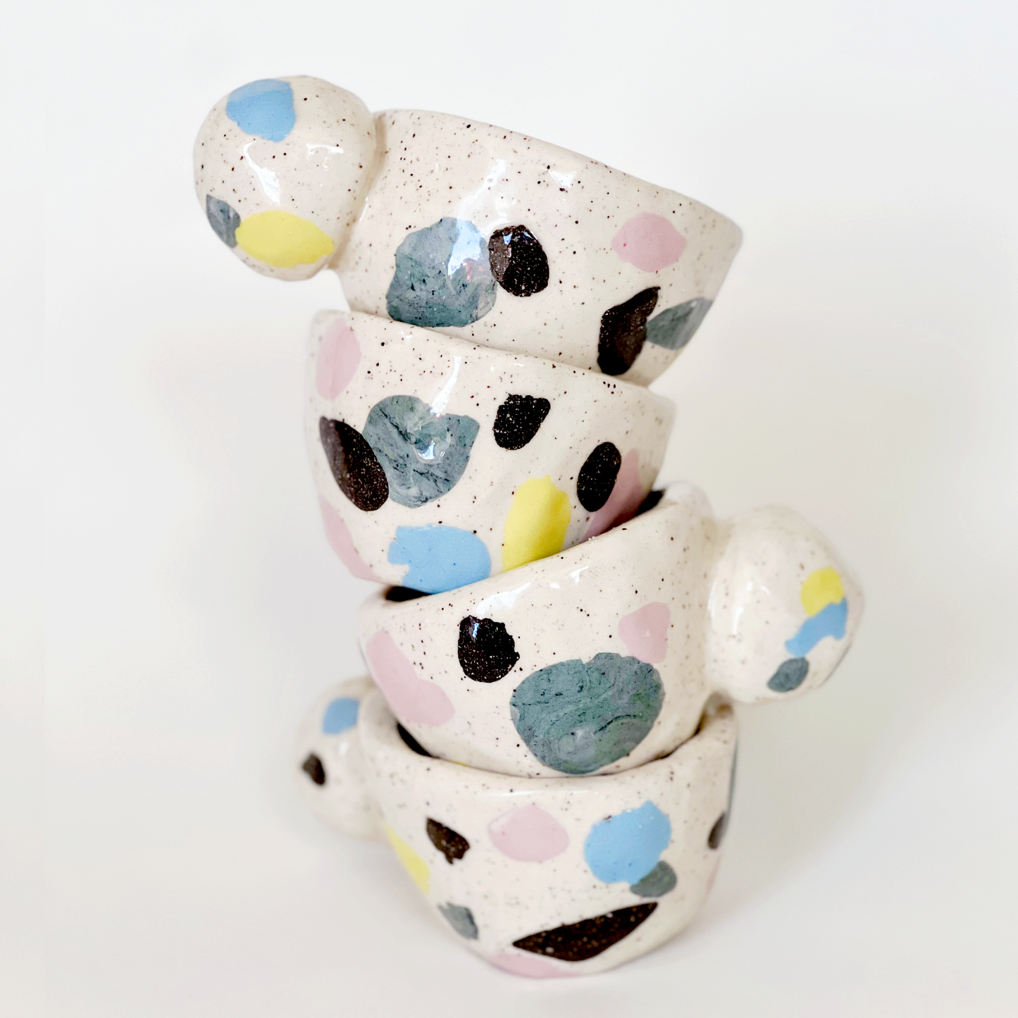 Handbuilt Fragments of a Dream Cups