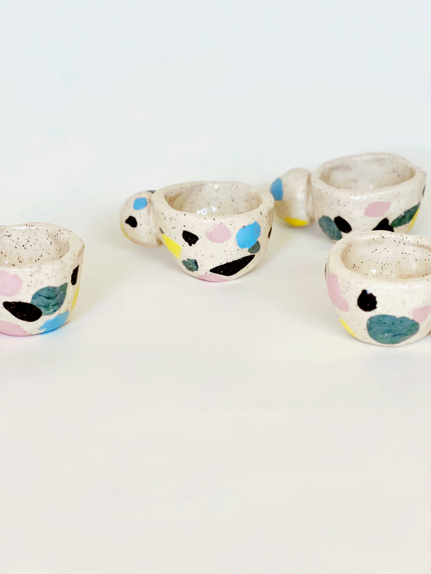 Handbuilt Fragments of a Dream Cups