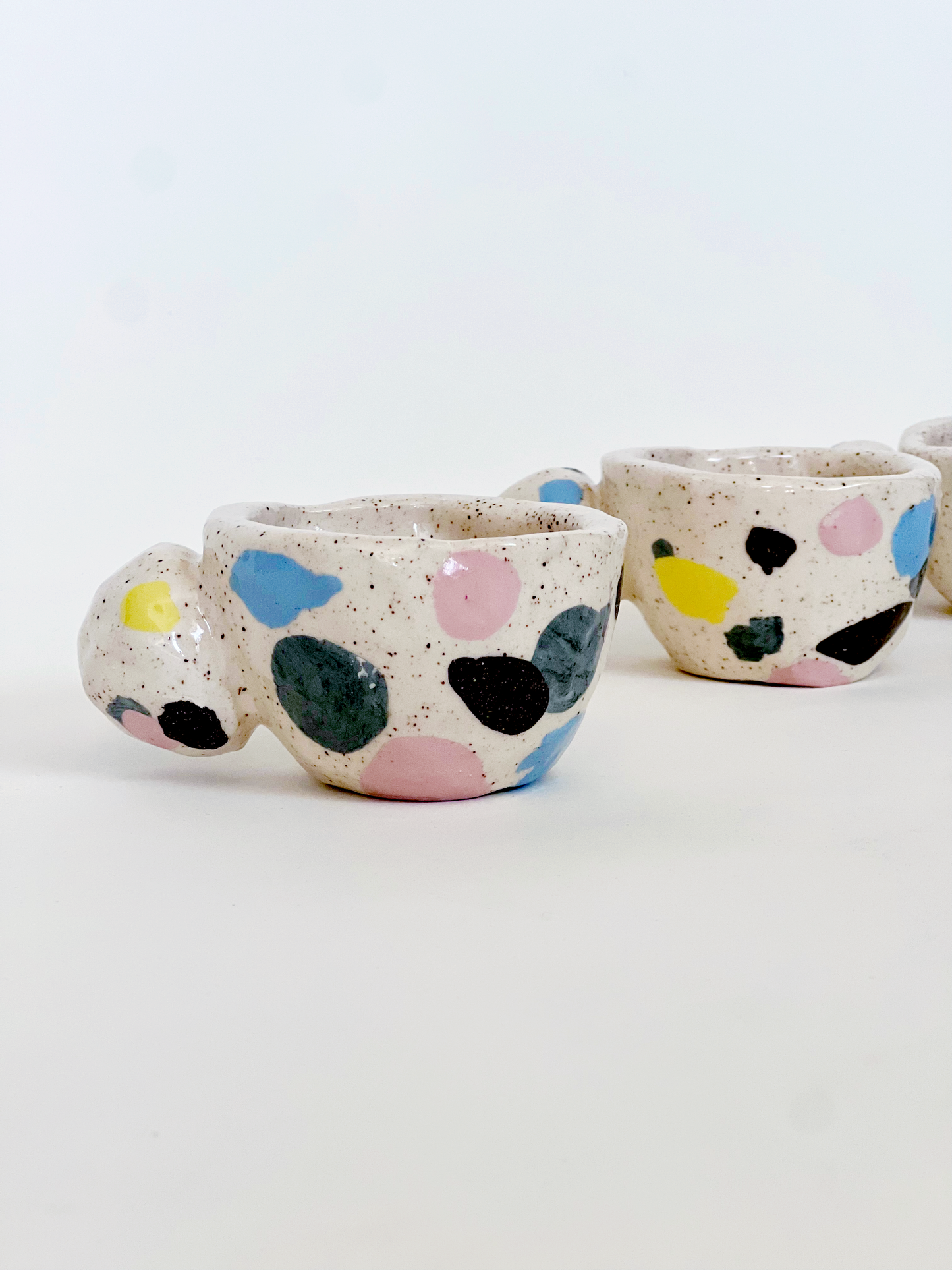 Handbuilt Fragments of a Dream Cups