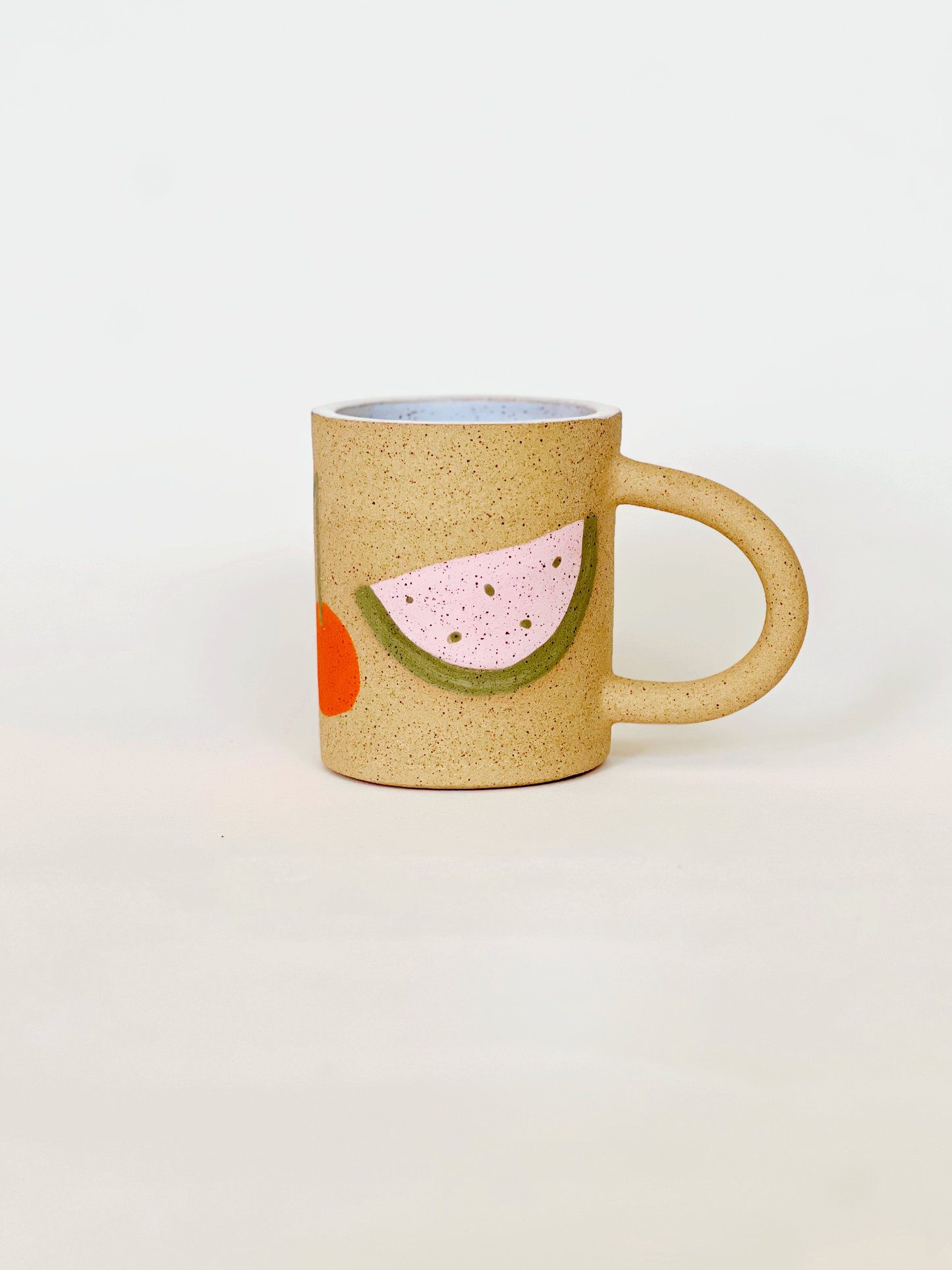 Large Fruits Handmade Ceramic Mug