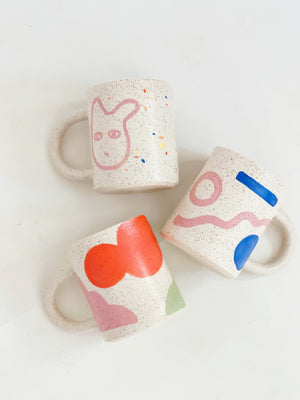 Small Hand-Painted Mug – O-M Ceramic