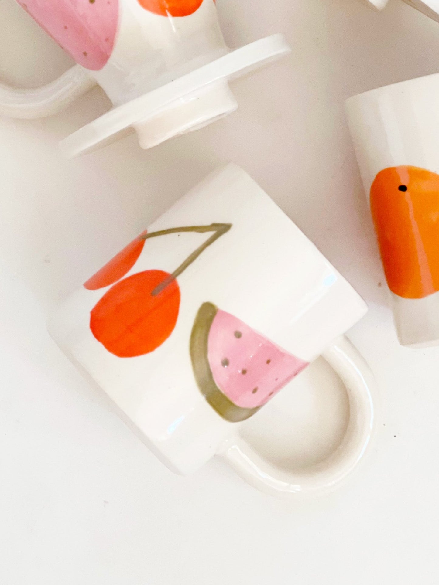 Large Fruits Handmade Ceramic Mug