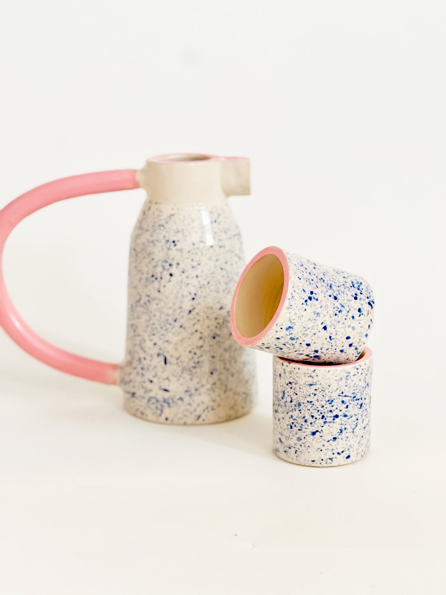 Speckled Sky Pitcher and Cups set