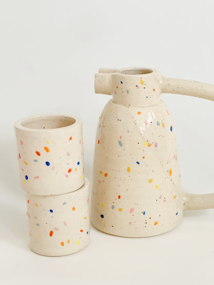 Double Sprinkles Pitcher and Cups set