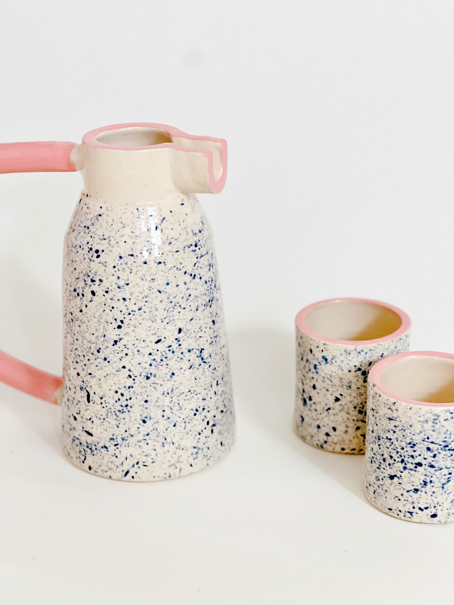 Speckled Sky Pitcher and Cups set