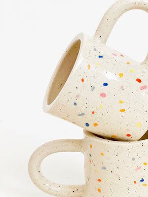10oz Double Sprinkles Mug - Multi colors