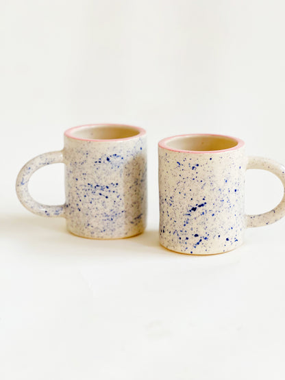 Large Speckled Sky Handmade and Hand-painted Ceramics Mug