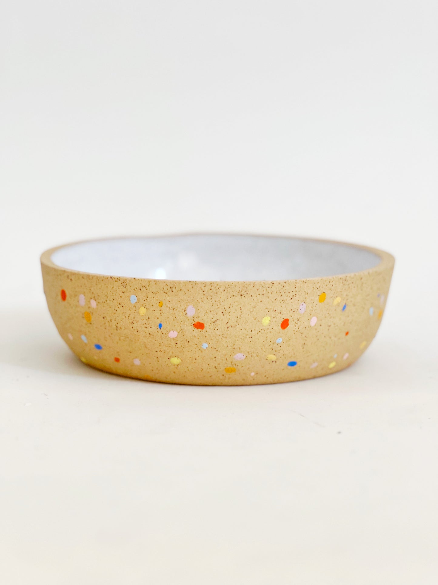 7.5" Hand-Painted Shallow Bowl