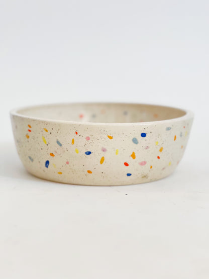 7.5" Hand-Painted Shallow Bowl