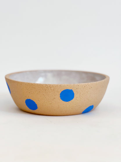 7.5" Hand-Painted Shallow Bowl