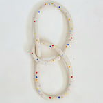 Clay Object 92 - Sprinkles on White Speckeld Loop
