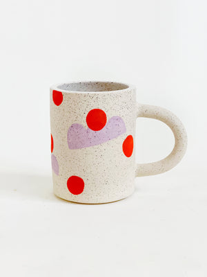 Large Dots over shapes Mug