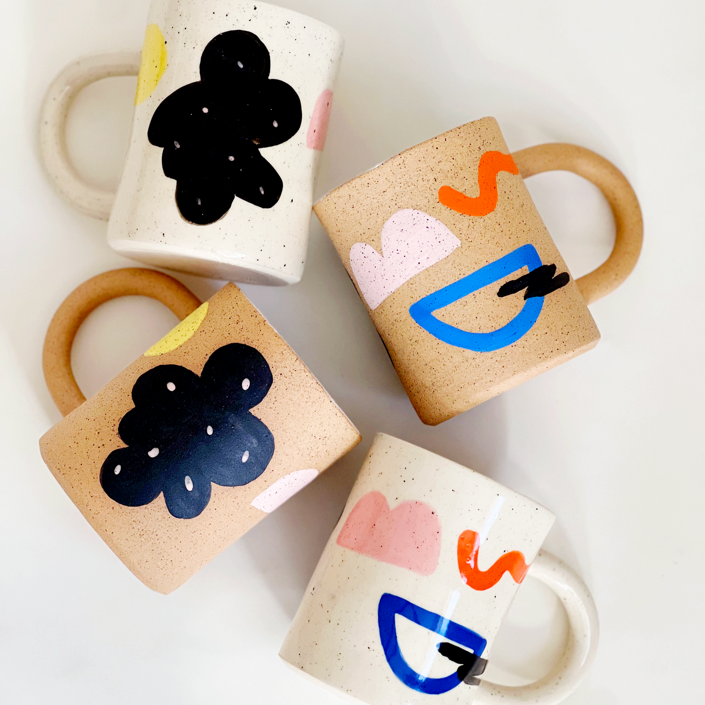 Large Midnight Desert Handmade and Hand-painted Ceramics Mug