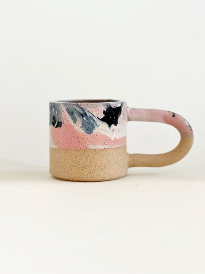 Wide Marble on Light Speckles Mug