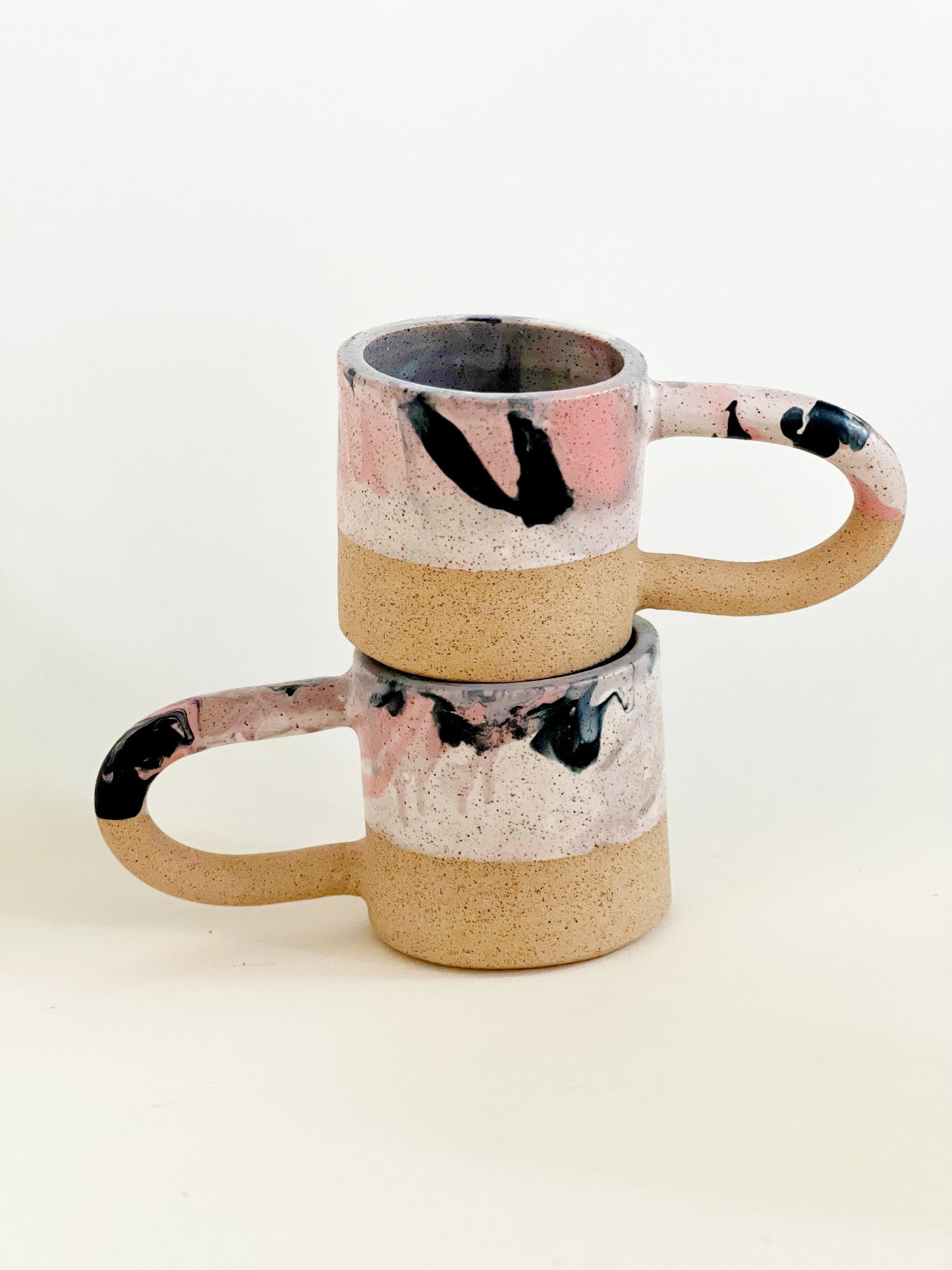 Wide Marble on Light Speckles Mug