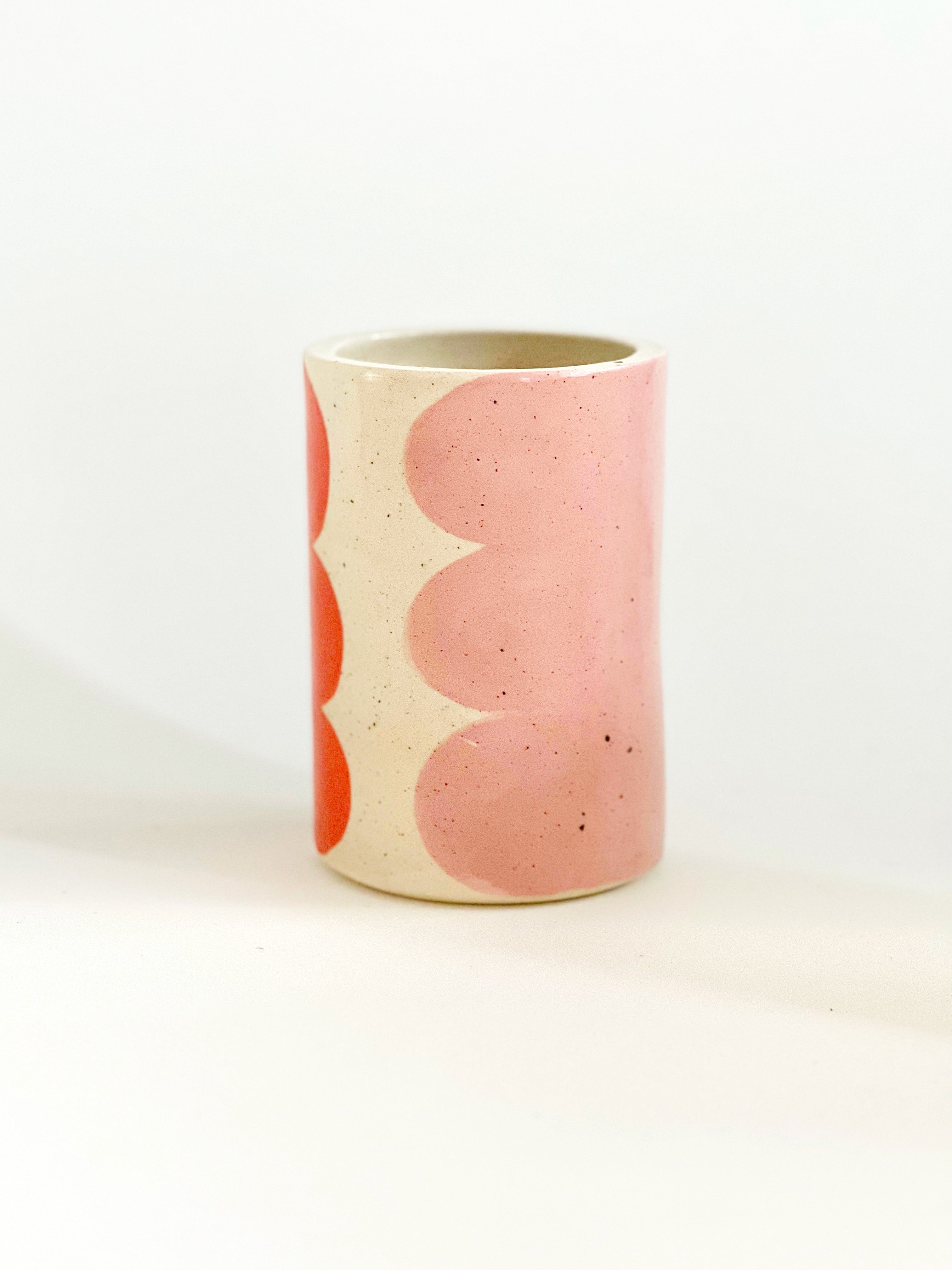 Hand-painted Playful 5.25" Vase