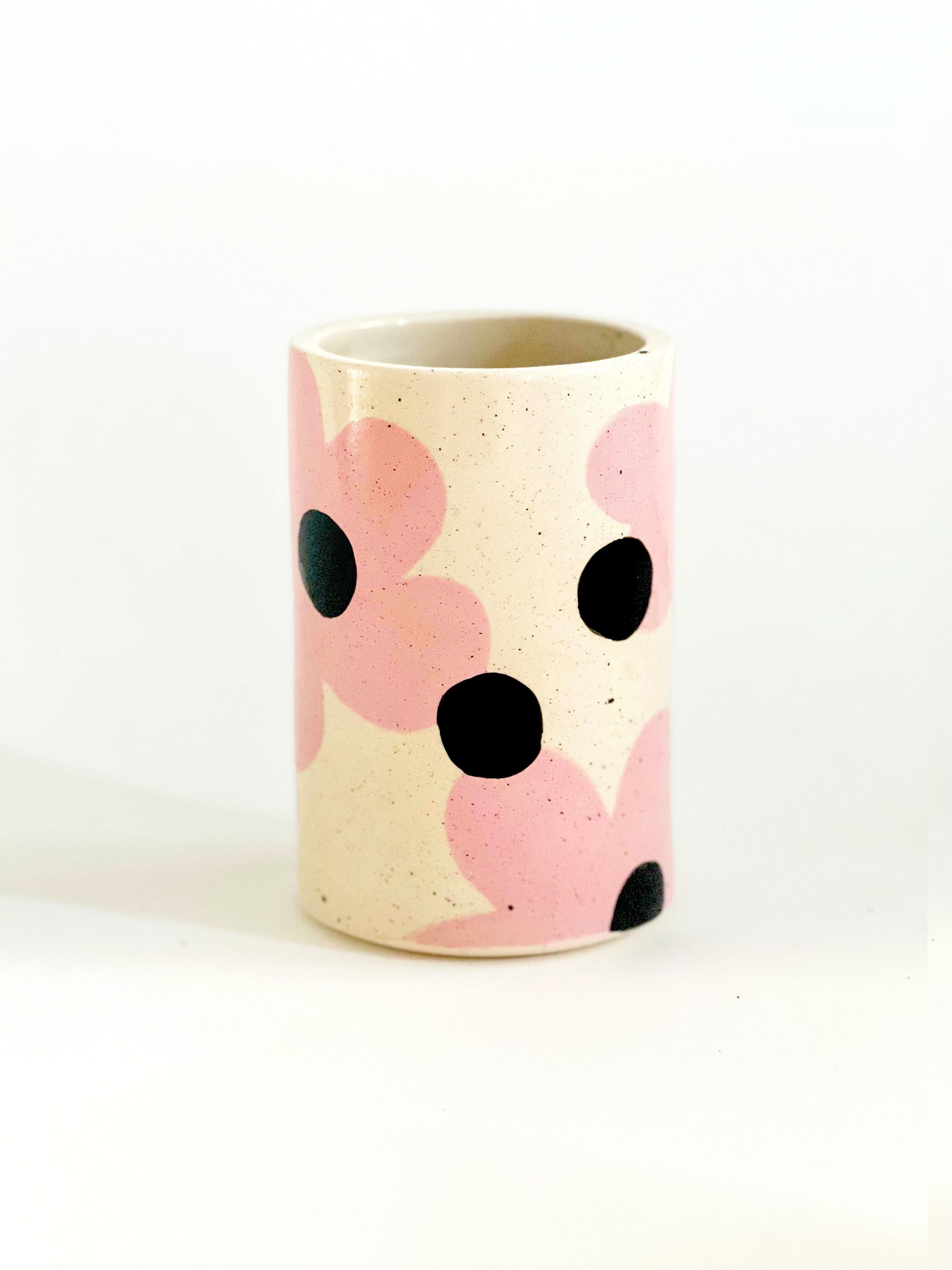 Playful hand-painted Vase