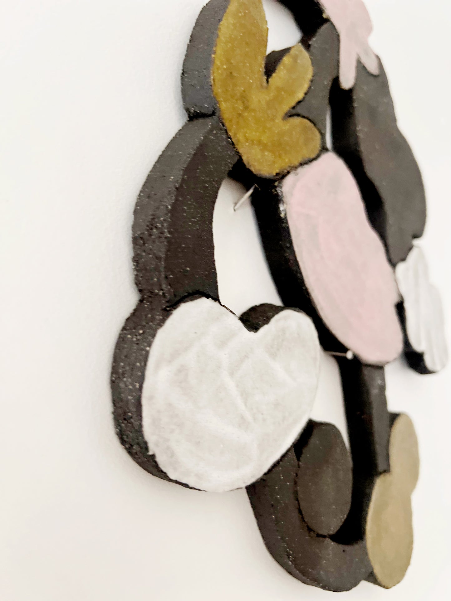 Pastel Forest Handmade Ceramics Wall Sculpture