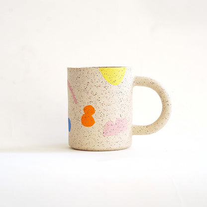 Large Little Landscape Shapes Sprinkles Handmade Ceramic Mug