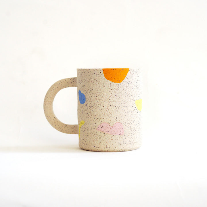 Large Little Landscape Shapes Sprinkles Handmade Ceramic Mug