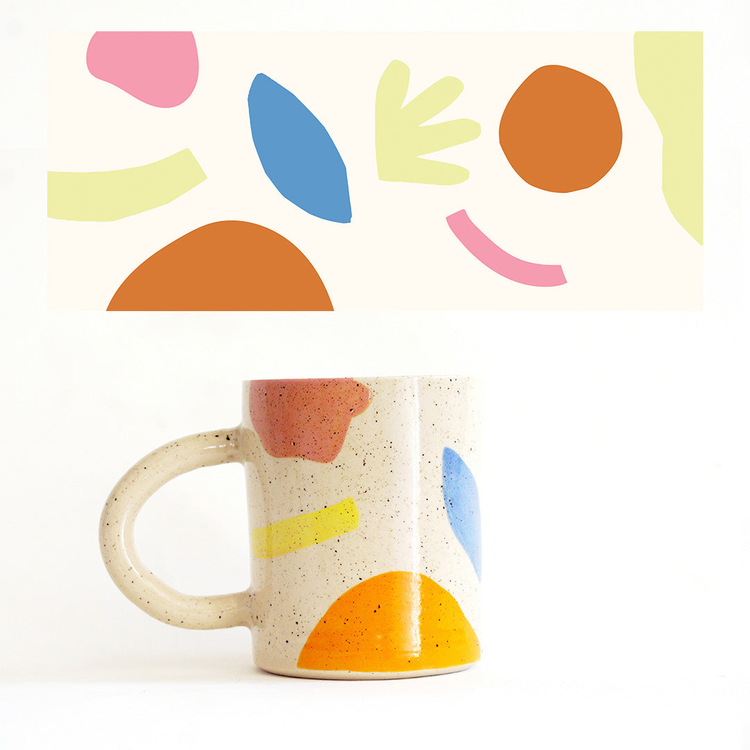 Large Bright Desert Sprinkles Mug