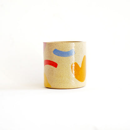 Hand Painted Sand Cup