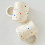 Large Double Sprinkles Mug - Multi colors